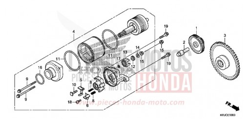 MOTEUR DE DEMARRAGE FES125AC de 2012
